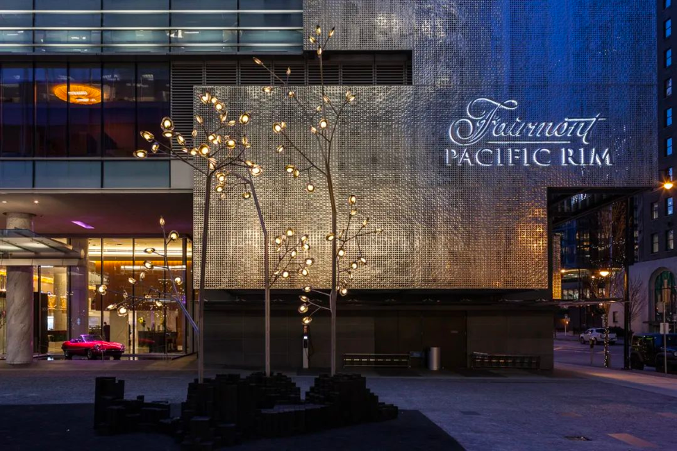 溫哥華費爾蒙特環太平洋酒店被評為全球年度最高顏值酒店